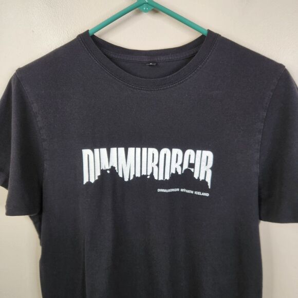 Continental Dimmu Borgir Myvatin Iceland Short Sleeve Front Side Band Tee Small - Picture 2 of 7